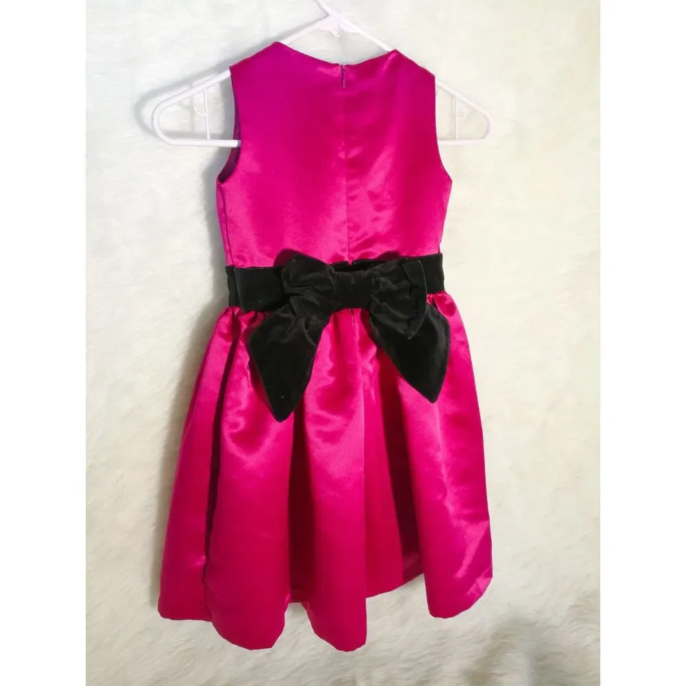 Gymboree Dark Pink Fuchsia Holiday Christmas pageant Dress Sizes 7